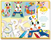Zabawki kreatywne - Djeco zestaw kreatywny Twórz swoje litery - miniaturka - grafika 1