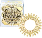 Pozostałe akcesoria fryzjerskie - InvisiBobble YOU'RE GOLDEN - przezroczysty złoty 3 pack - miniaturka - grafika 1