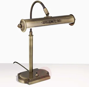 Orion Lampa biurkowa Picture, postarzany mosiądz - Lampy stojące - miniaturka - grafika 3