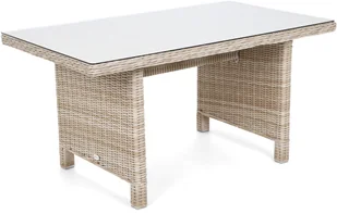 HOME & GARDEN Narożny zestaw mebli ogrodowych prawy California Beige / Beige Melange 475051 - Meble ogrodowe - miniaturka - grafika 6