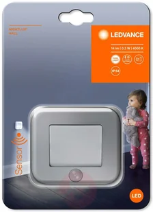 LEDVANCE LEDVANCE Nightlux Hall lampka nocna LED srebrna - Lampy ścienne - miniaturka - grafika 4