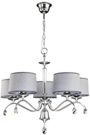 Lampy sufitowe - Jupiter 1604 - EG 5 CH - Żyrandol kryształowy EGIDA 5xE27/60W - miniaturka - grafika 1