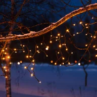 Oświetlenie świąteczne - Markslojd Zasłona świetlna Chrissline Extra 100 LED 2 300 K - miniaturka - grafika 1