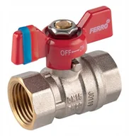 Inne akcesoria do nawadniania - Ferro Zawór Kulowy F-comfort 3/4 Gw Motylek 20bar - miniaturka - grafika 1