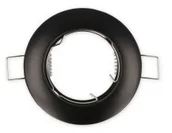 Oprawy, klosze i abażury - LED line Oprawa okrągła stała, MR16/GU10 odlew czarna 249235 - miniaturka - grafika 1