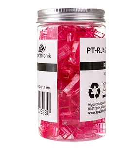 Wtyk RJ45 przelotowy kat6 UTP PT-RJ456UPK-1 100szt - Pozostałe akcesoria sieciowe - miniaturka - grafika 7