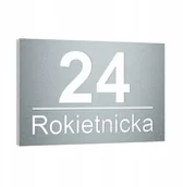 Numery na dom - Podświetlany numer domu Kml Led 30x20 Inox - miniaturka - grafika 1