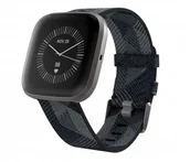 Smartwatch - Fitbit Versa 2 Special Edition Smoke Woven (FB507GYGY) - miniaturka - grafika 1