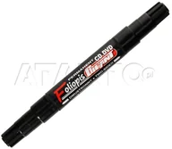 Markery permanentne - Kamet Marker CD czarny dwustronny KM0223 - miniaturka - grafika 1