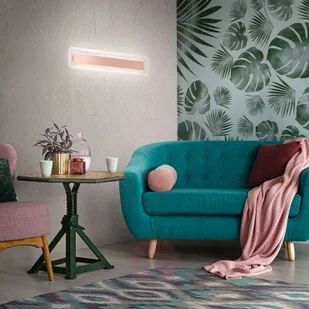 Linea Light Kinkiet LED Antille miedź 61,4 cm - Lampy ścienne - miniaturka - grafika 2