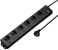 Przedłużacze i rozgałęźniki - Hama listwa zasilająca, czarny 00137259 - miniaturka - grafika 1