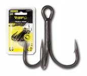 Inne akcesoria dla wędkarzy - Treble Hook Dg coating Nr3/0 Black Cat Kotwica x5 - miniaturka - grafika 1