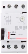 Silniki elektryczne i akcesoria - Legrand Wyłącznik silnikowy 3P 2,5kW 4-6,3A M 250 6,3 606808 - miniaturka - grafika 1