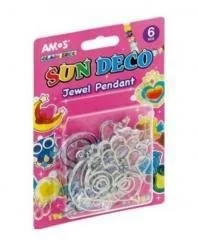 Amos Brelok witrażowy Jewel Pendant AMOS - Artykuły biurowe - miniaturka - grafika 3