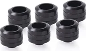 Chłodzenie wodne - Alphacool Eiszapfen PRO 16mm HardTube Fitting G1 4 Deep Black Sixpack connection 17477 - miniaturka - grafika 1