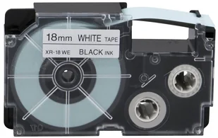 Casio Taśma do nadruku XR-18WE1 18 mm x 8 m Kolor taśmy biały Kolor nadruku czarny - Etykiety do drukarek - miniaturka - grafika 4