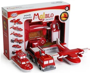 Klein Malik Klocki Magnetyczne Pojazdy Straż 0317 $$ - Klocki - miniaturka - grafika 3