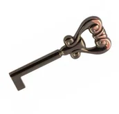 Zawiasy, okucia i inne akcesoria - Nomet Kluczyk meblowy PATYNA RETRO 251G1 - miniaturka - grafika 1