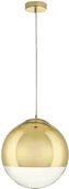 Lampy sufitowe - KKS Nowoczesna lampa wisząca FLASH MP1238-300 pokojowa kula złota - miniaturka - grafika 1