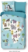 Pościel dla dzieci - Muller Textiles Good Morning Pościel dziecięca Wild Life, 140x200/220 cm - miniaturka - grafika 1