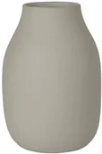 Wazony i flakony - Blomus Wazon COLORA ciepły szary 20 cm - miniaturka - grafika 1