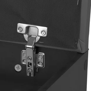 tectake Szafka na buty z ławką Jasmina - czarny 403615 - Szafki na buty - miniaturka - grafika 6