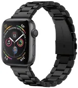 Akcesoria do smartwatchy - Spigen MODERN FIT BAND APPLE WATCH 4 / 5 / 6 / 7 / SE (42 / 44 / 45 MM) BLACK 8809613768824-062MP25403 - miniaturka - grafika 1