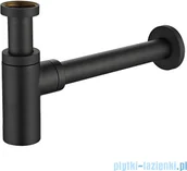 Syfony - Omnires syfon umywalkowy ozdobny czarny A186BL - miniaturka - grafika 1