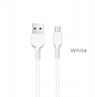Kable USB - Hoco kabel Micro X13 Easy biały 1 metr - miniaturka - grafika 1