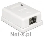 Delock GNIAZDO NATYNKOWE KAT.6 1X RJ45 EKRANOWANE BIAŁE - Pozostałe akcesoria sieciowe - miniaturka - grafika 3