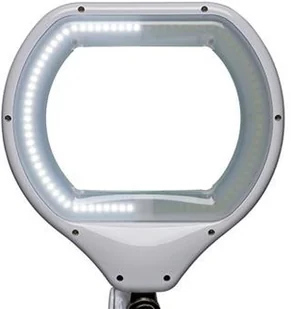 MAUL Lampka LED z lupą na biurko MAULcrystal, 17W, ze ściemniaczem, mocowana zaciskiem, biała M8266002 - Lampy stojące - miniaturka - grafika 3