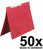 Teczki i skoroszyty - FALKEN Skoroszyt zawieszany wahadłowy Falken Pendular 50 szt. Wyprodukowano w Niemczech. Tektura z recyklingu System wpinania akt urzędowy(od dołu) Szczeliny indeksowe A4 Czerwony. 15033720 - miniaturka - grafika 1