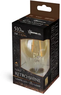 Spectrum SpectrumLED Led Gls E-27 230v 5w Cog Ww Retroshine WOJ+14459 - Żarówki LED - miniaturka - grafika 2