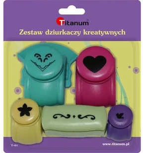 Zestaw dziurkaczy kreatywnych 5szt T-01 - Dekoracje domu - miniaturka - grafika 4