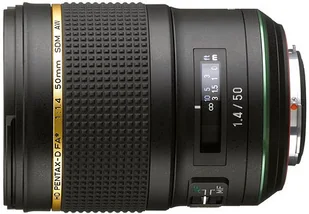 Obiektyw Pentax HD D FA 50mm f/1.4 SDM AW - Obiektywy Obiektyw Pentax HD D FA 50mm f/1.4 SDM AW - Obiektywy - miniaturka - grafika 1