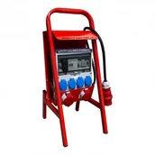 Rozdzielnie elektryczne - Doktorvolt Rozdzielnica budowlana na stojaku z kablem TD-S/FI 32A 16A 4x230V 6238 DV-6238-F - miniaturka - grafika 1