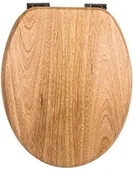 Deski sedesowe - Sitzplatz deska sedesowa drewniana, samoopuszczająca, metalowe zawiasy, szybkie mocowanie Fast-Fix 40306 1 - miniaturka - grafika 1