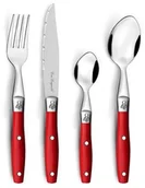 Zestawy sztućców - Amefa 24-częściowy zestaw sztućców Comptoir, czerwony - miniaturka - grafika 1