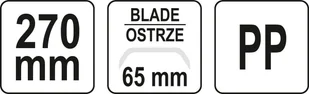 YATO CYKLINA Z TWORZYWA SZEROKOŚĆ OSTRZA 65 MM YT-75467 - Pozostałe narzędzia ogrodowe - miniaturka - grafika 5