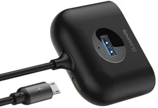 Baseus HUB USB Baseus Baseus Square round 4 w 1 USB HUB 1m CAHUB-AY01 - Huby USB - miniaturka - grafika 7