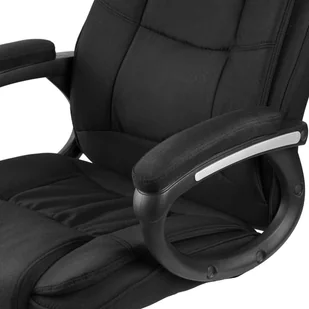 Fotel biurowy, krzesło biurowe Sofotel Fotel biurowy Sofotel Porto - materiałowy czarny 2438 - Fotele i krzesła biurowe - miniaturka - grafika 6