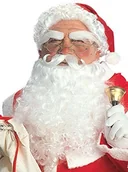 Dodatki do strojów karnawałowych - Widmann E1534 - luksusowa peruka Mikołaja, broda i brwi - miniaturka - grafika 1