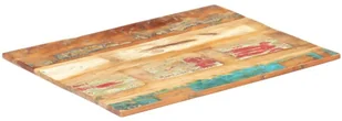 vidaXL Prostokątny blat do stołu, 60x90 cm, 15-16 mm, drewno z odzysku vidaXL - Blaty meblowe i parapety okienne - miniaturka - grafika 10