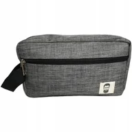 Kosmetyczki, organizery i kuferki - M.barbe Kosmetyczka Męska Podróżna Szara - miniaturka - grafika 1