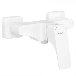 Deante Bateria natryskowa biała HIACYNT BIANCO BQH A40M - Baterie wannowe i prysznicowe - miniaturka - grafika 2