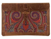 Torby na laptopy - Londo Londo Torba na rękaw z prawdziwej skóry na MacBook Pro & Air 13,3 i 13 cali OTTO186 - miniaturka - grafika 1