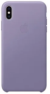 Apple Etui skórzane iPhone XS Max liliowe (MVH02ZM/A) - Etui do tabletów - miniaturka - grafika 2