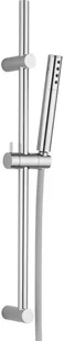 Laveo Pretto Zestaw prysznicowy na drążku chrom NLP01A2 - Zestawy prysznicowe - miniaturka - grafika 2