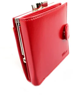 Wilmar (PL) Portfel Damski (PL) 10 cm Klamra Skóra Włoska WIL_P10 10 x 9 x 2 [cm] - Portfele - miniaturka - grafika 11