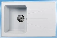 Zlewozmywaki - Brenor Carina Biały - miniaturka - grafika 1